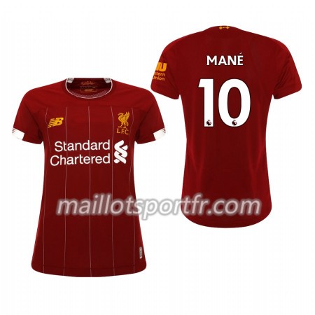 Maillot de Foot Liverpool Sadio Mane 10 Femme Domicile 2019/20 Maillot de Foot Liverpool Sadio Mane 10 Femme Domicile 2019/20